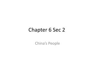 Chapter 6 Sec 2