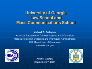 University of Georgia Law School and Mass Communications School