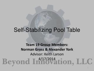 Self-Stabilizing Pool Table