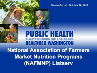 National Association of Farmers Market Nutrition Programs (NAFMNP) Listserv