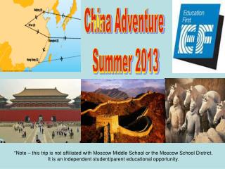 China Adventure Summer 2013