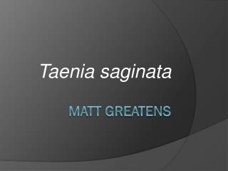 Matt Greatens