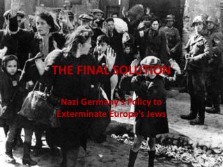 THE FINAL SOLUTION