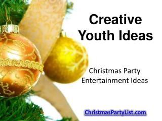 Christmas party entertainment ideas
