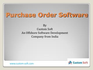 Purchase Order Software