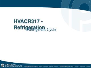 HVACR317 - Refrigeration