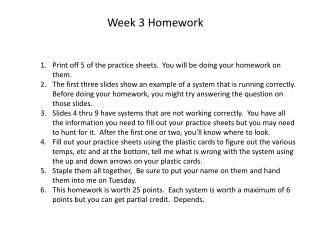Week 3 Homework
