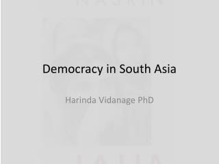 Democracy in South Asia
