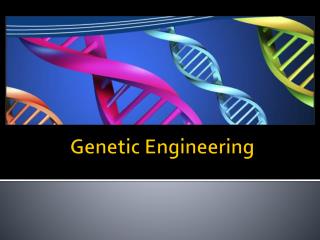 PPT - Genetic Engineering PowerPoint Presentation, Free Download - ID ...