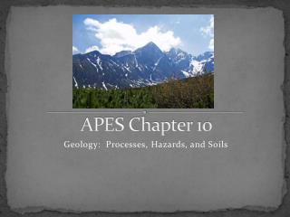 APES Chapter 10