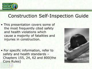 Construction Self-Inspection Guide