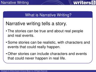 PPT - Narrative Writing PowerPoint Presentation, free download - ID:2065941