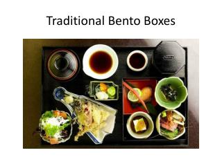 Traditional Bento Boxes
