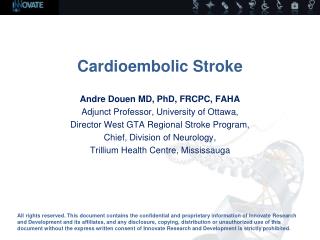 Cardioembolic Stroke
