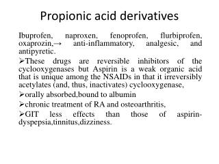 Propionic acid derivatives