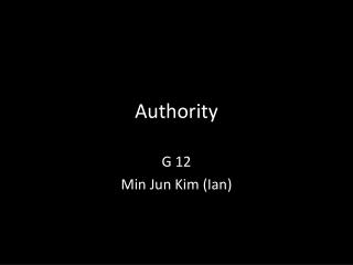 Authority