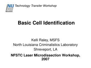 Basic Cell Identification