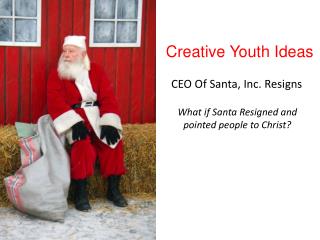 Ceo of Santa, inc resigns