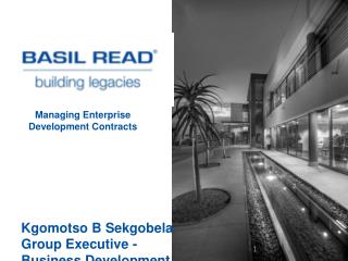 Managing Enterprise Development Contracts