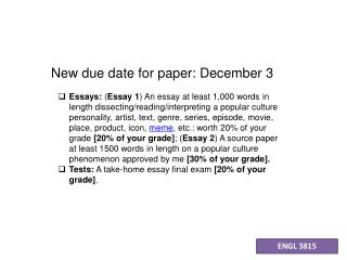 ENGL 3815