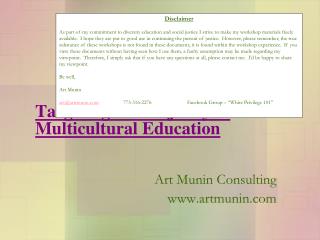 Targeting the Majority in Multicultural Education