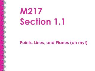 M217 Section 1.1