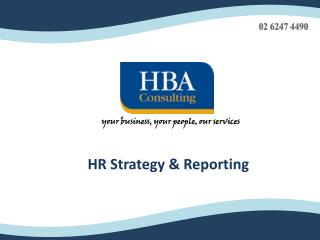 HR Strategy & Reporting