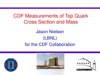 CDF Measurements of Top Quark Cross Section and Mass