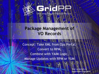 Package Management of VO Records
