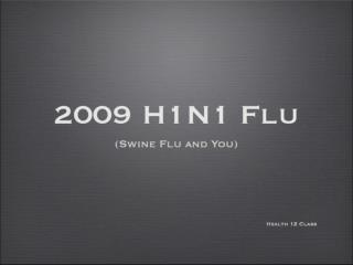 What is 2009 H1N1 (Swine Flu)?