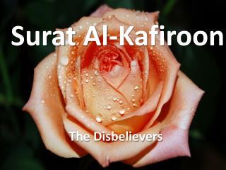 Surat Al- Kafiroon