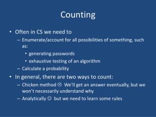 Counting