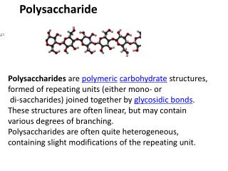 PPT - POLYSACCHARIDE STRUCTURE PowerPoint Presentation - ID:6067853