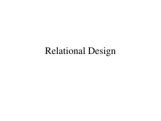 Relational Design