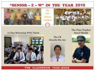 “SENIOR – 2 – W” IN THE YEAR 2010