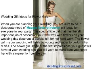 Wedding Gift Ideas for Flower Girls