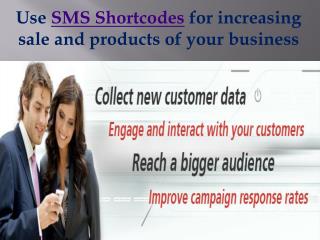 Use SMS Shortcodes for increasing sale and products of your