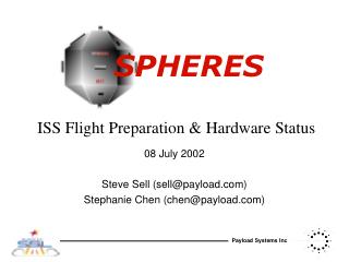ISS Flight Preparation & Hardware Status