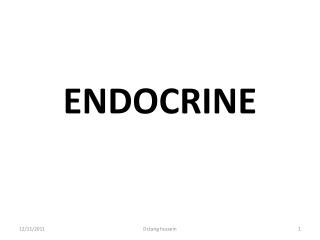 ENDOCRINE