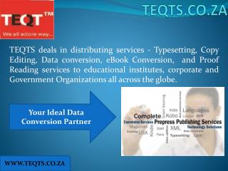 Outsource Data Conversion to TEQTS johannesburg