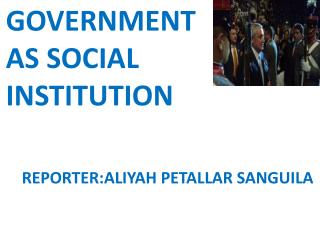 institution government social