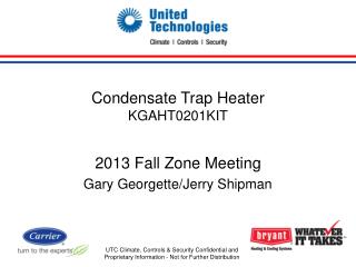 Condensate Trap Heater KGAHT0201KIT