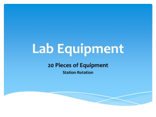 Lab Equipment