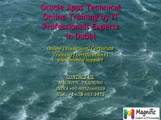 Oracle Apps Technical Online Training by IT Professionals Ex