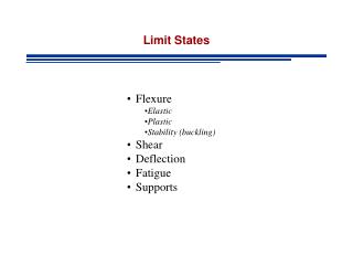 Limit States