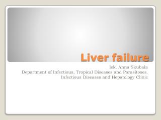 Liver failure