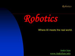 Robotics