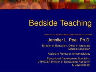 Bedside Teaching