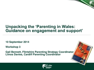 Parenting in Wales: Guidance on engagement and support