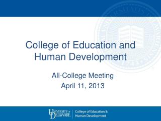 College of Education and Human Development